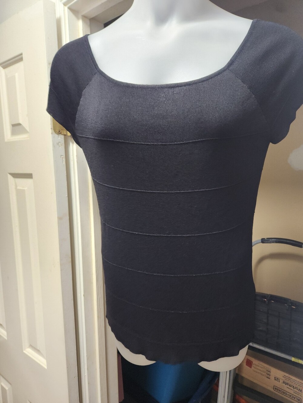 Vivienne Tam Women’s Black Short Sleeve Top Size XL